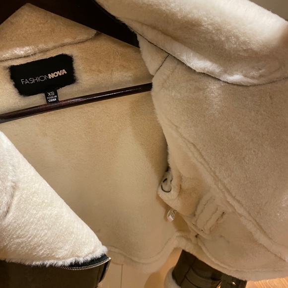 Fashion Nova Suede Crop Jacket - Picture 6 of 7